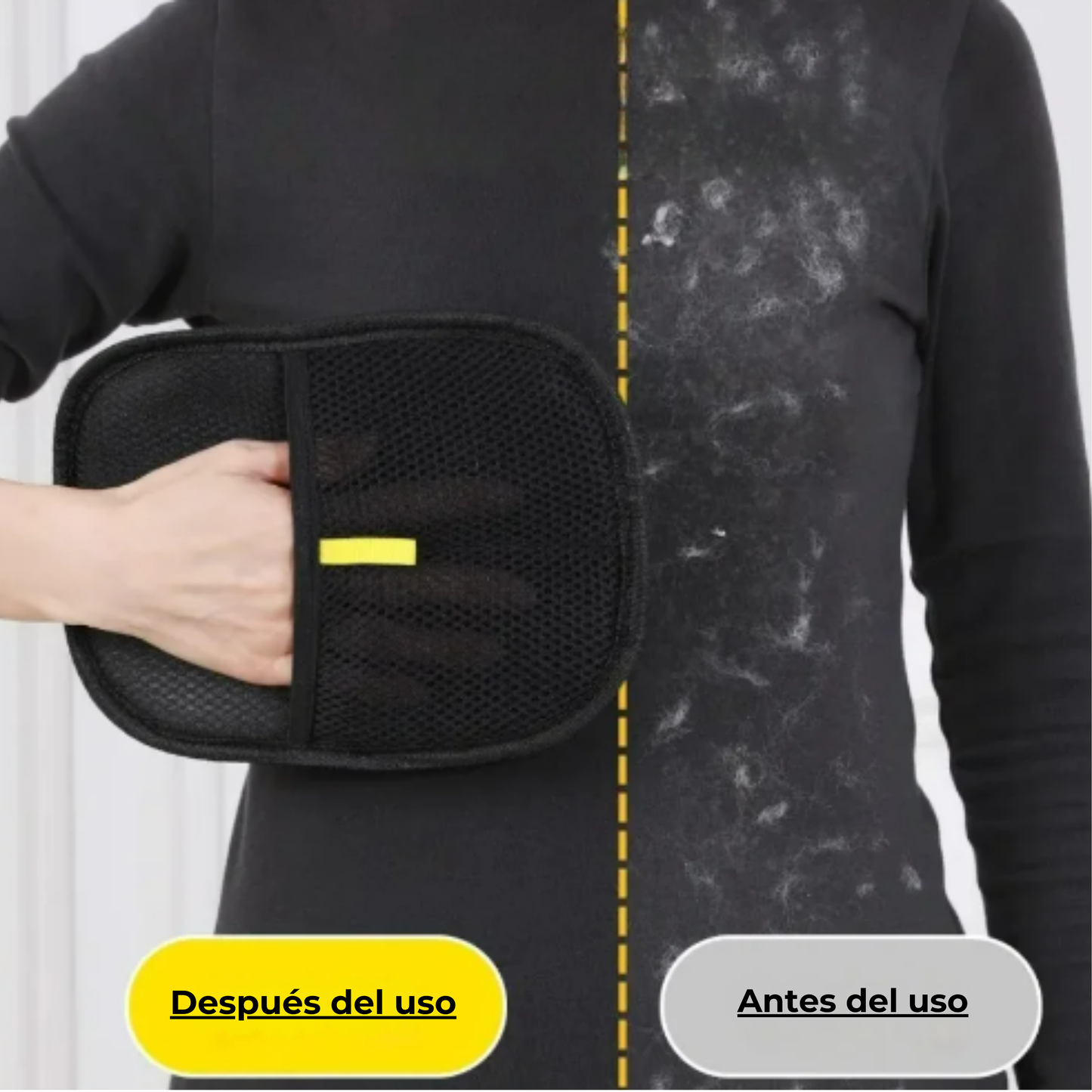 Guante recogedor de pelos para mascotas